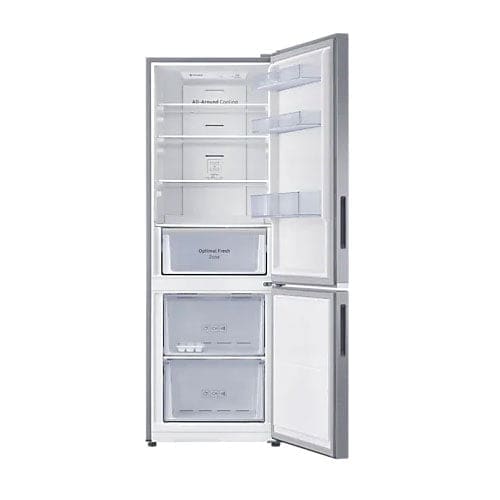 Open Samsung 10.9 cu.ft. Bottom Mount No Frost Inverter Refrigerator