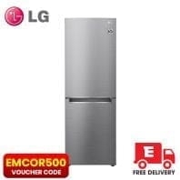 LG 11.8 cu. ft. 2 Door Bottom Freezer Inverter Refrigerator GR-B369NLRM with a voucher