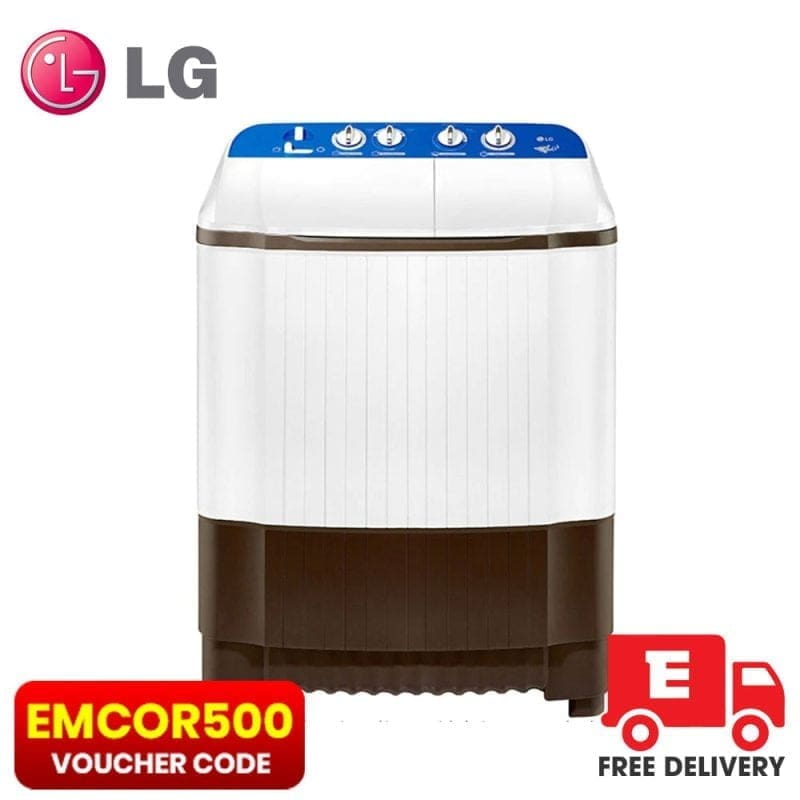 LG 8Kg Twin Tub Washing Machine P800R with a voucher