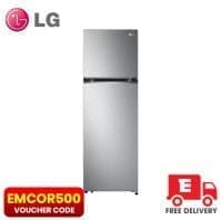 LG 10.1 Cu .Ft. LG Smart Inverter™ Top freezer with LINEAR Cooling with a voucher