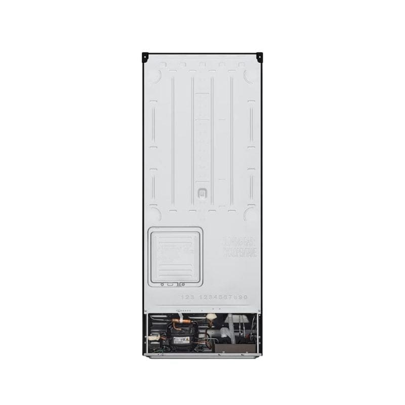 LG 8.3 cu ft Smart Inverter™ Top freezer with LINEAR Cooling (Back view)