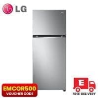 LG 14.5 cu ft Smart Inverter™ Top freezer with LINEAR Cooling with EMCOR500 Voucher Code and Free Delivery