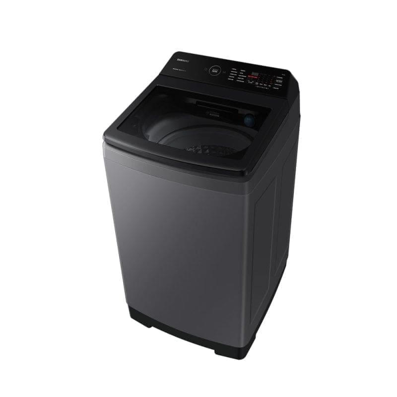 Samsung 9.0 kg Top Load Washing Machine with Ecobubble™ and Digital Inverter Technology (Side Top Frontview)