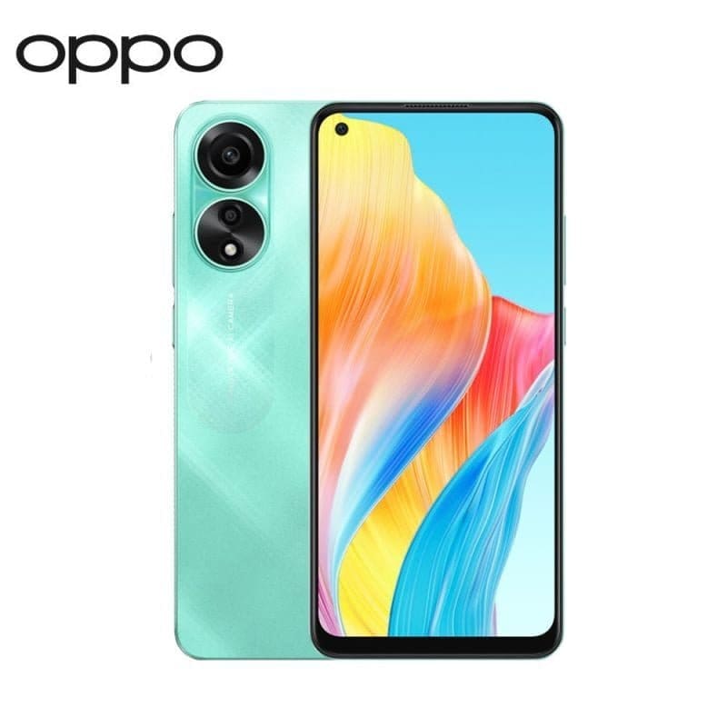 Front and back side of Oppo Smartphone A78 4G