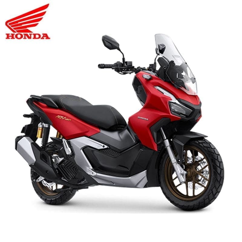 Red and black colored Honda Motorcycle ADV160