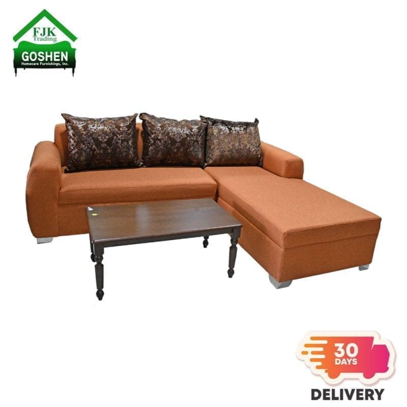 Goshen L-Shape Sofa Gad with 30 Days Delivery