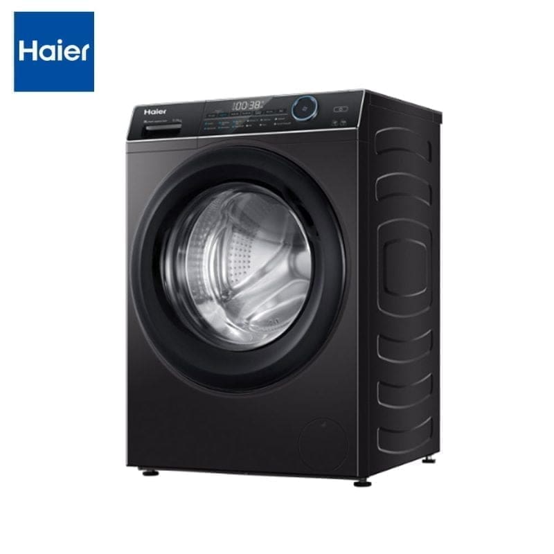 Haier 8Kg Front Load Washing Machine with HAIER500 Voucher Code (Left Side view)