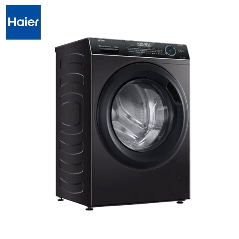 Haier 8Kg Front Load Washing Machine with HAIER500 Voucher Code (Right Sideview))