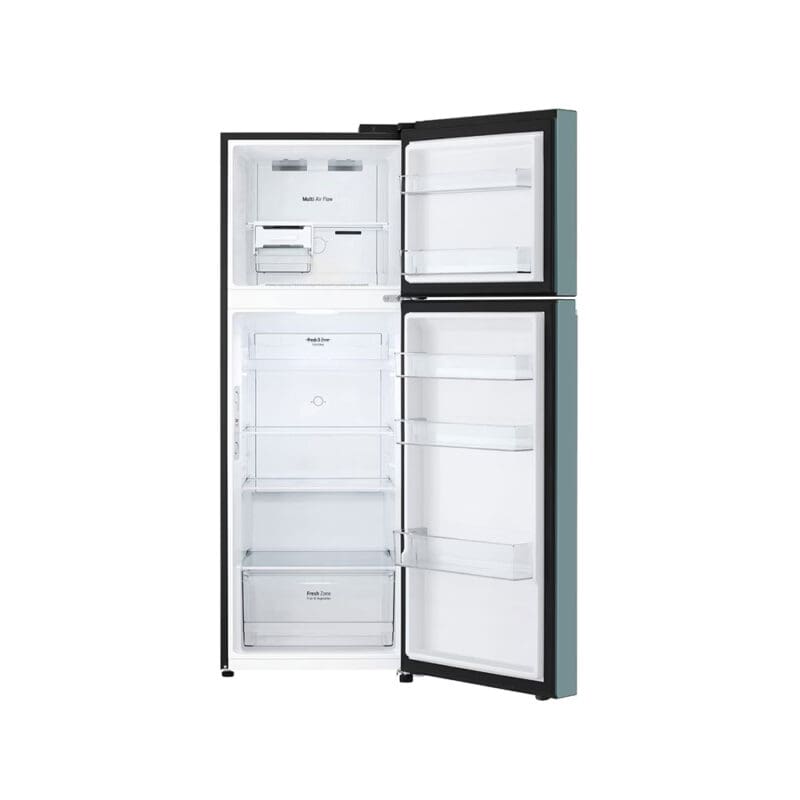 LG 12.7 Cu. Ft. Objet Collection Top Freezer Refrigerator in Clay Mint RJT-B127CM - Image 4