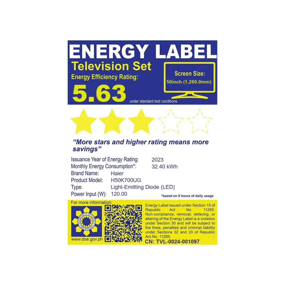 Haier 50 in K700 Android TV H50K700UG - Image 6