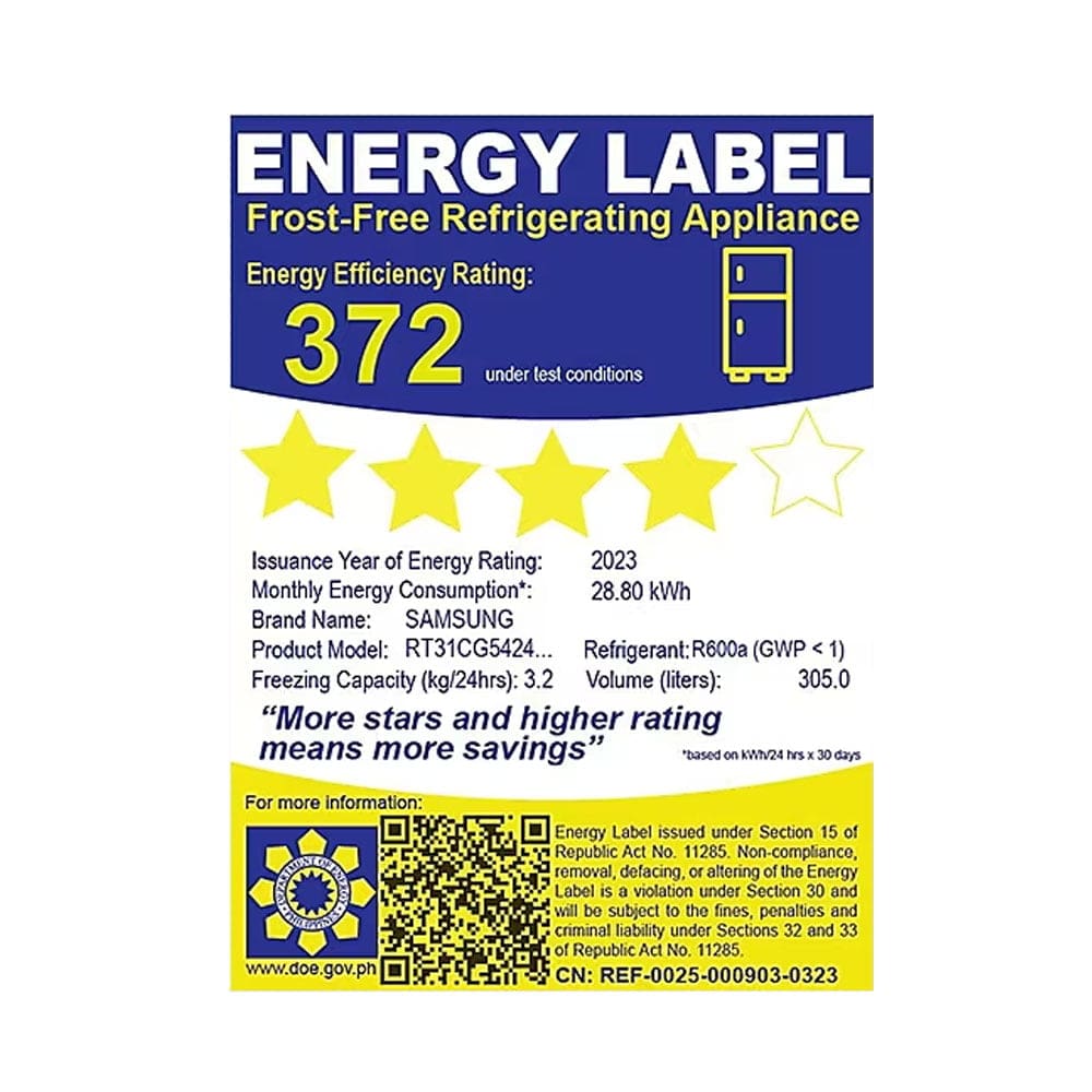 Samsung 10.8 cu. ft. Top Mount Freezer Refrigerators with SpaceMax RT31CG5424S9TC - Image 6