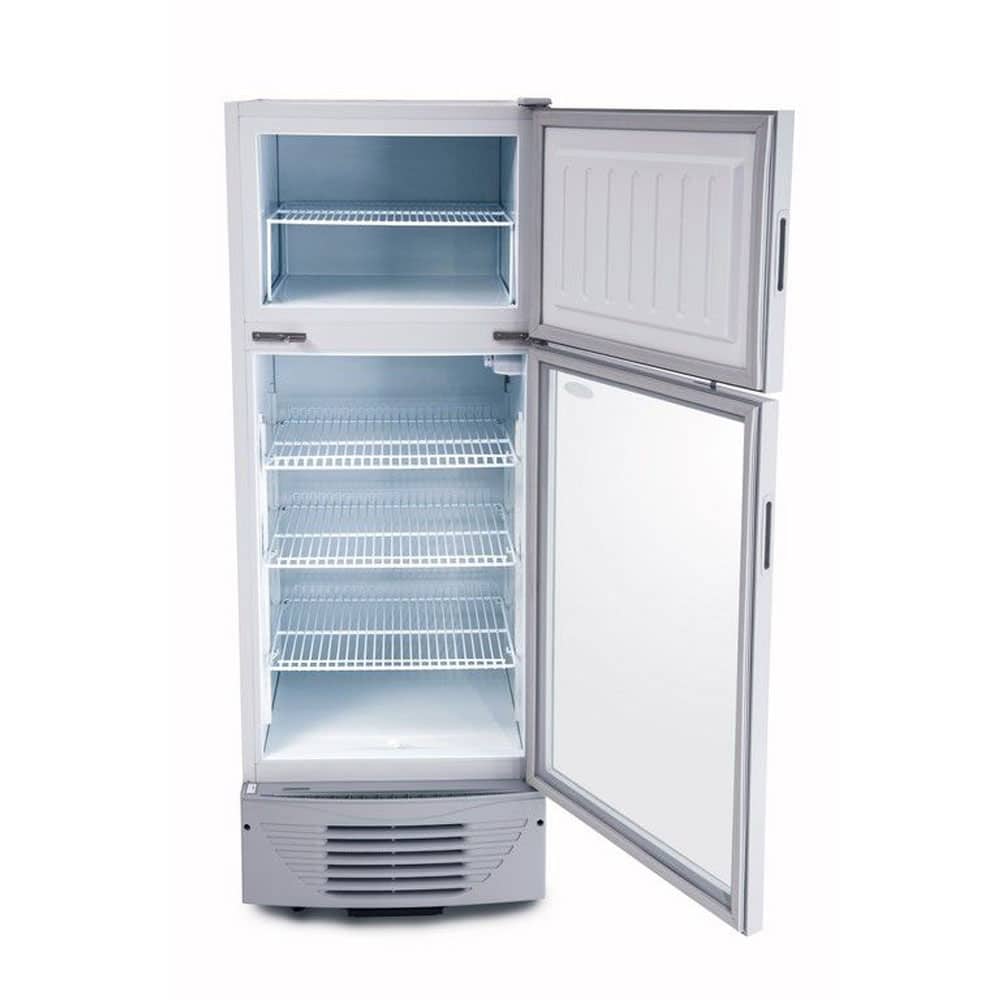 Fujidenzo 10 cu. ft. Showcase Chiller with Freezer Top, Key Lock SUF-100A - Image 2